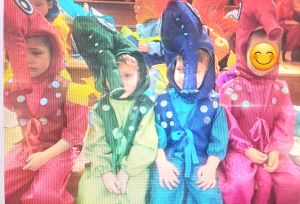 Kids Costumes to Hire - Sea Horse - BLUE